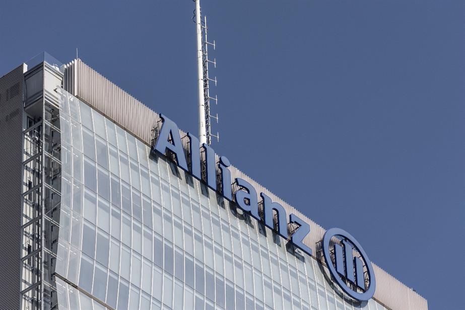 Building with Allianz logo at the top