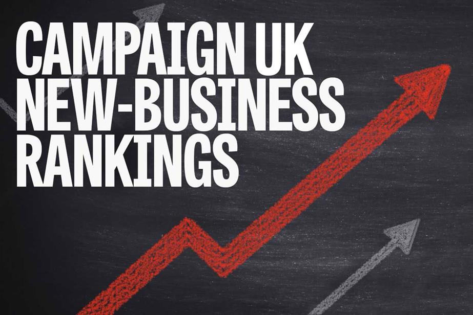 UK new-business rankings logo showing upward arrows